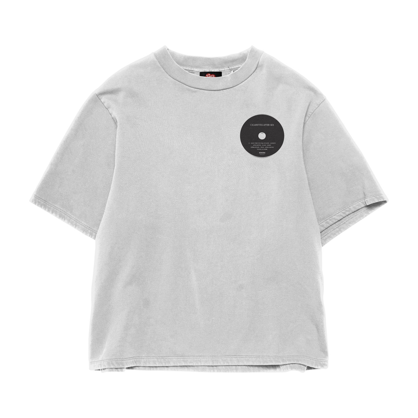 CAS WHITE OVERSIZED TEE