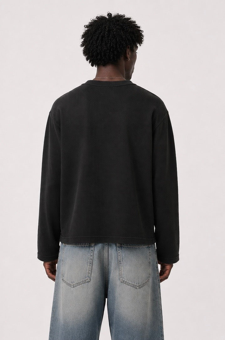 Chatpate Gaane Waffleknit Full Sleeves Tee