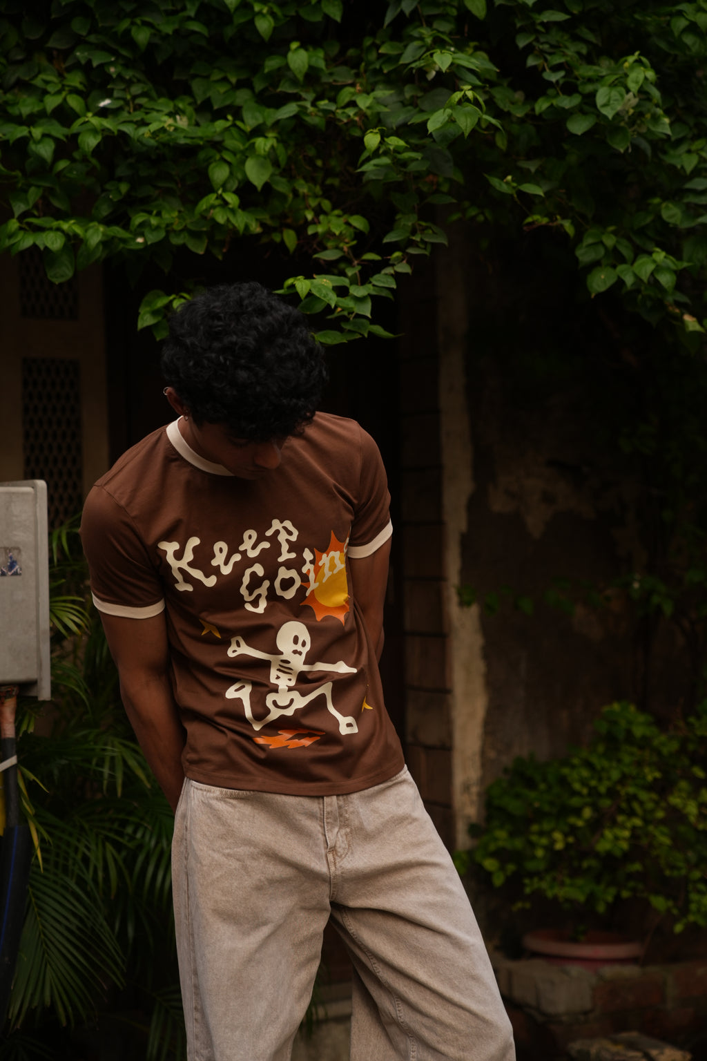KEEP GOING RINGER TEE