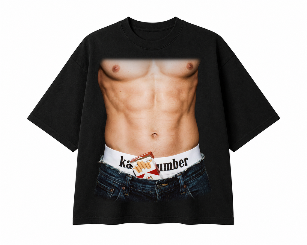 PROTEIN CIGGS BLACK TEE