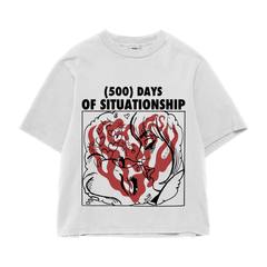 SITUATIONSHIP WHITE OVERSIZED TEE