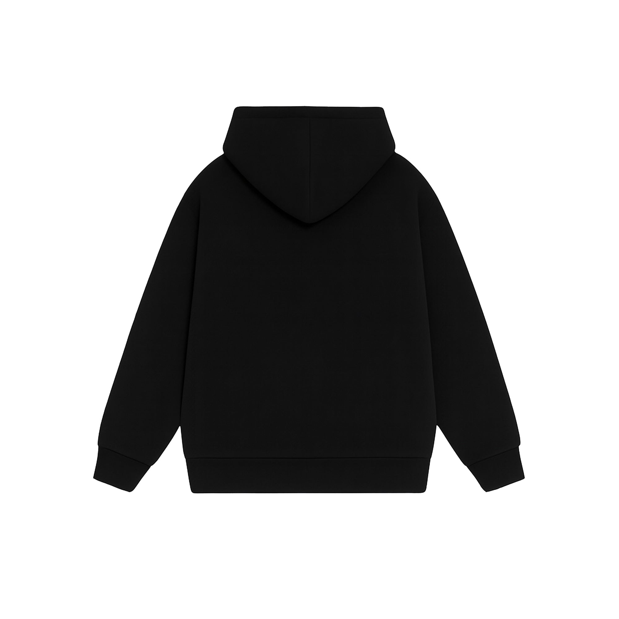 BASIC BLACK OVERSIZED HOODIE