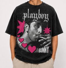 PLAYBOY ACID WASHED TEE