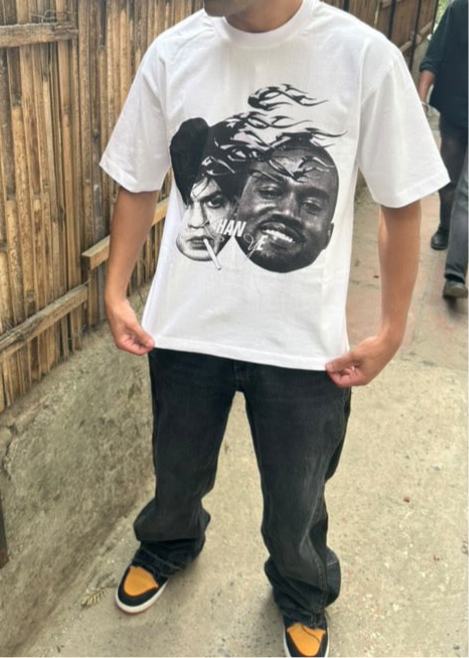 WHITE KHANYE OVERSIZED TEE