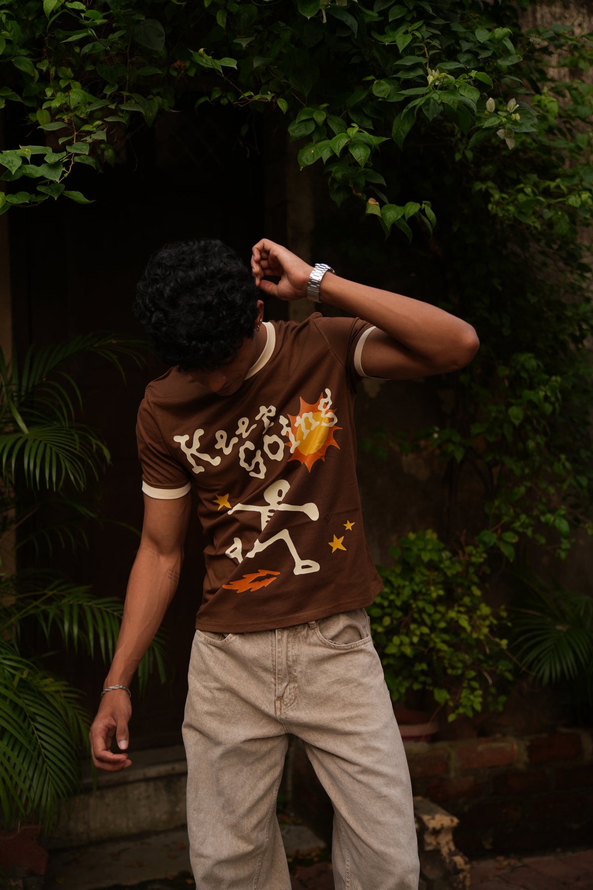 KEEP GOING RINGER TEE