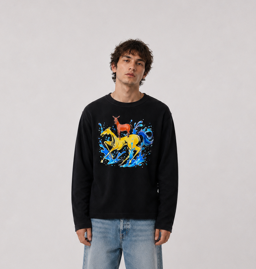 MASTERPIECE WAFFLEKNIT TEE