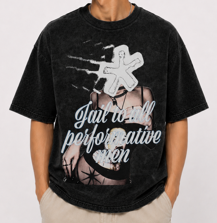 JAIL ACID WASHED TEE