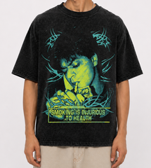 SMOKING ACID WASHED TEE