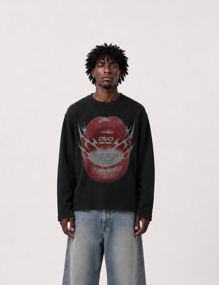 Chatpate Gaane Waffleknit Full Sleeves Tee