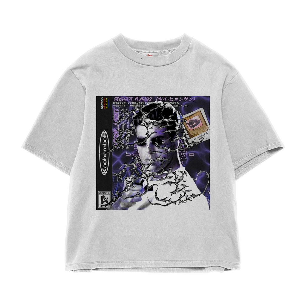 KACHUMBERSTATION WHITE OVERSIZED TEE
