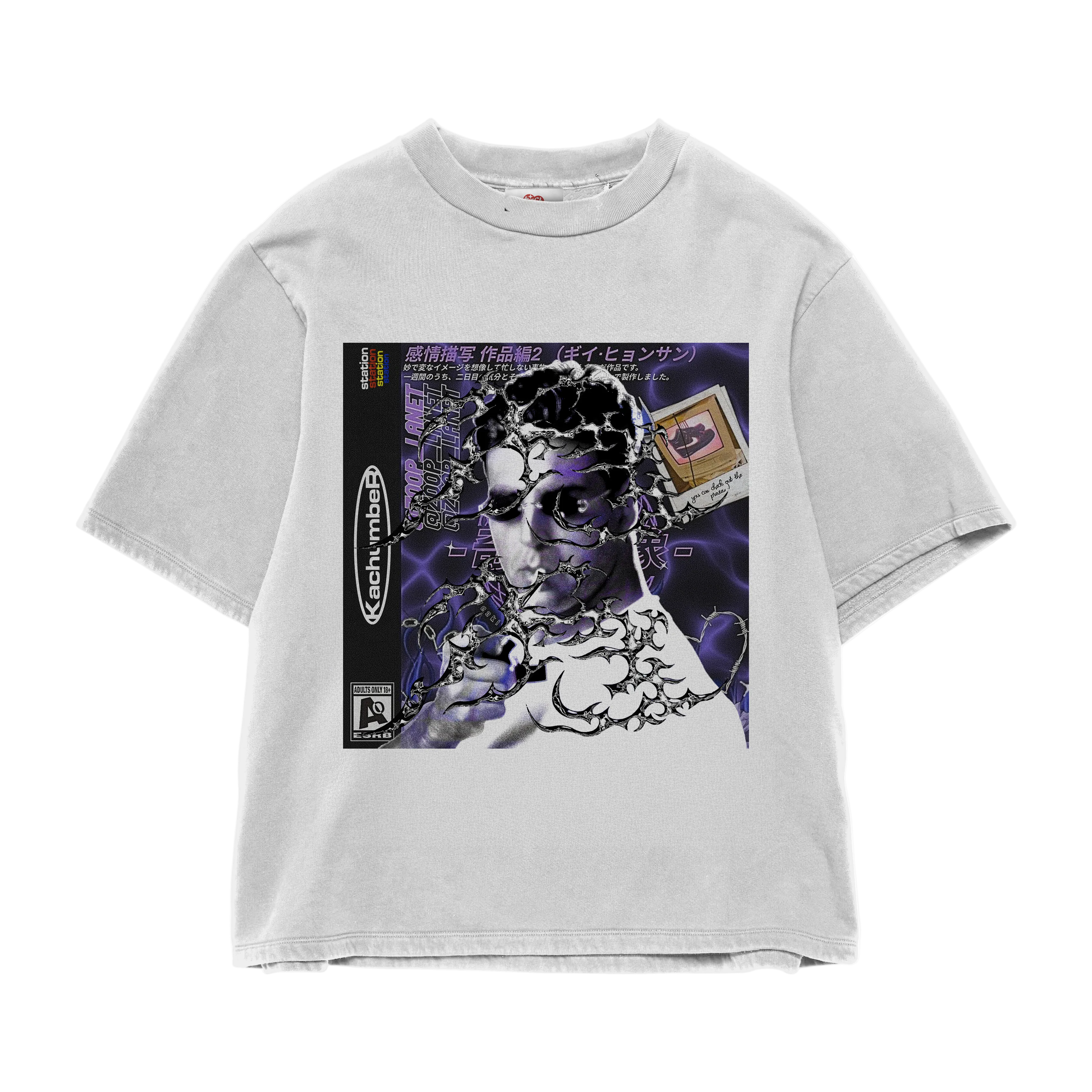 KACHUMBERSTATION WHITE OVERSIZED TEE