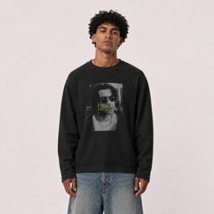 Brat Black Waffle Knit Full Sleeves Tee