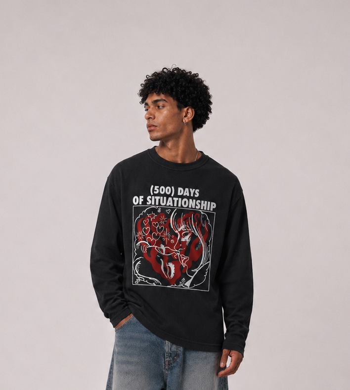 Situationship Waffleknit Full Sleeves Tee