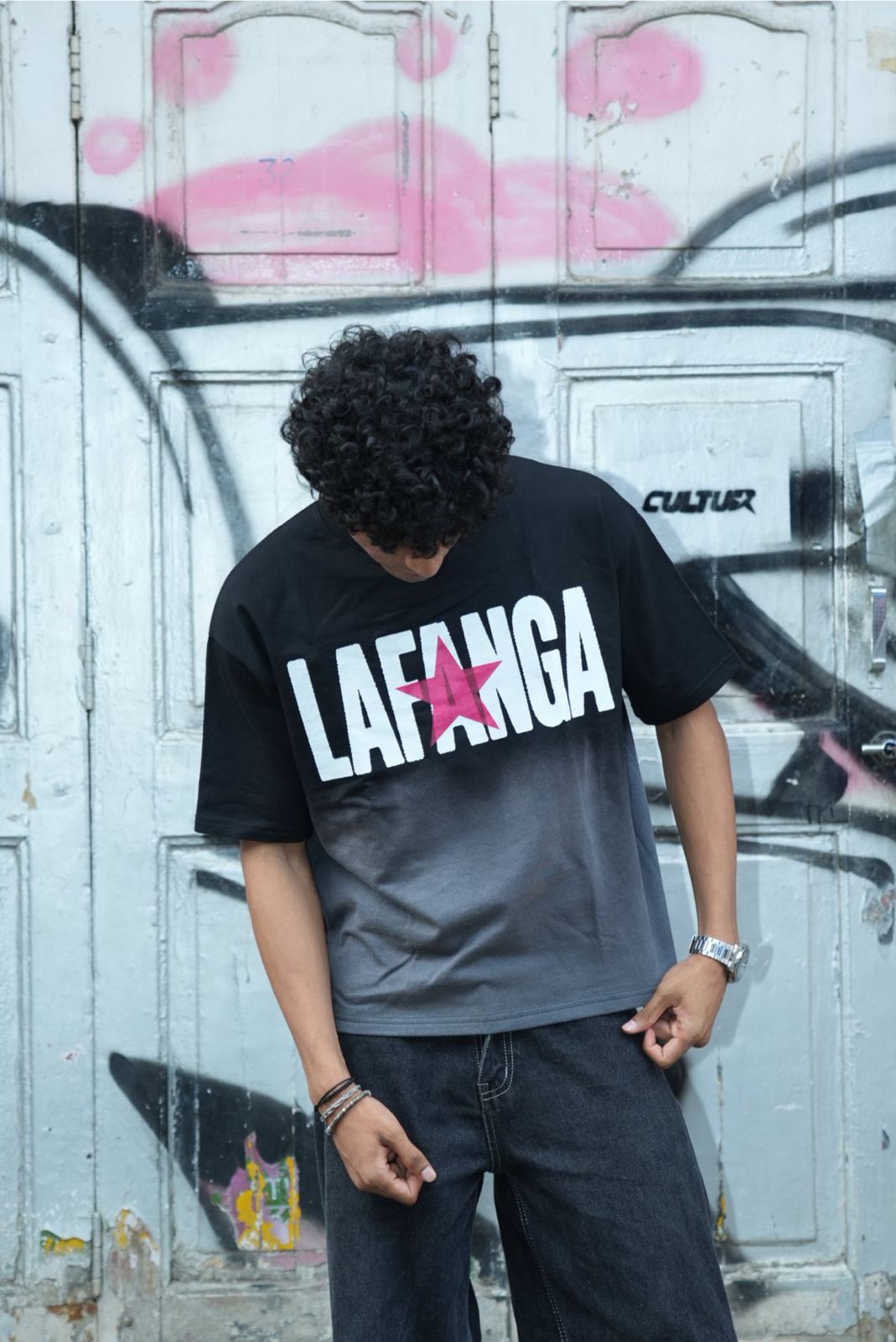 LAFANGA BOXY FIT TEE