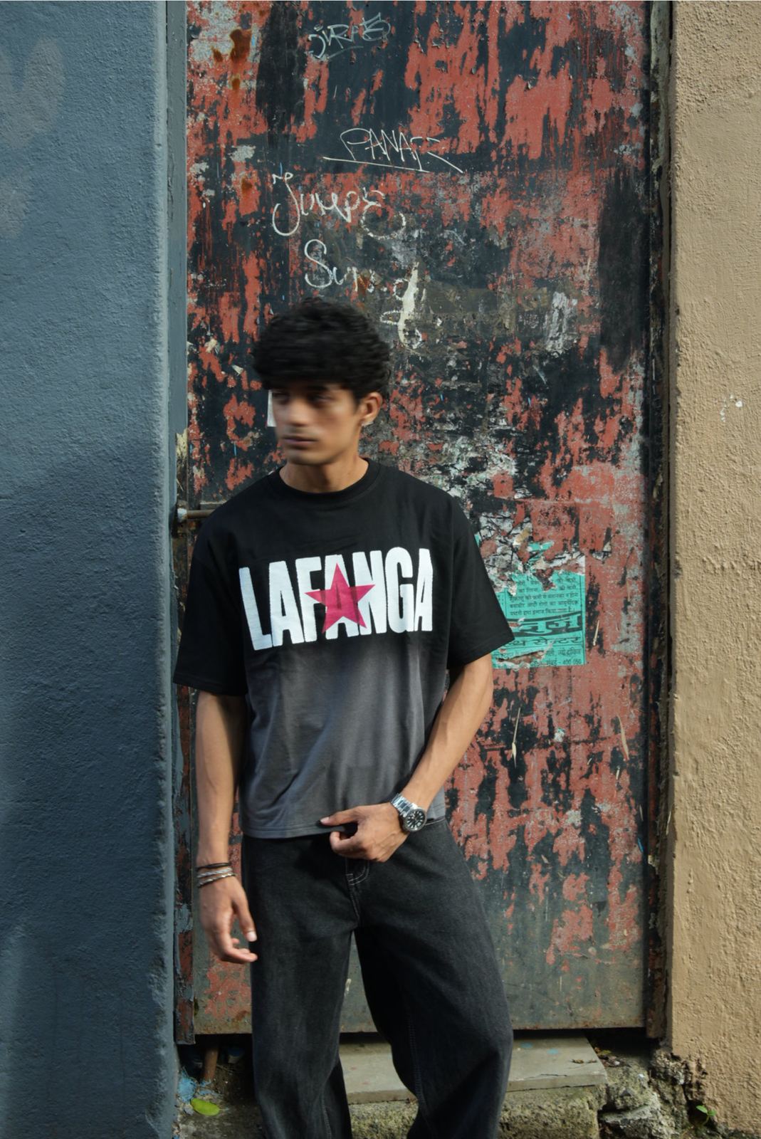 LAFANGA BOXY FIT TEE