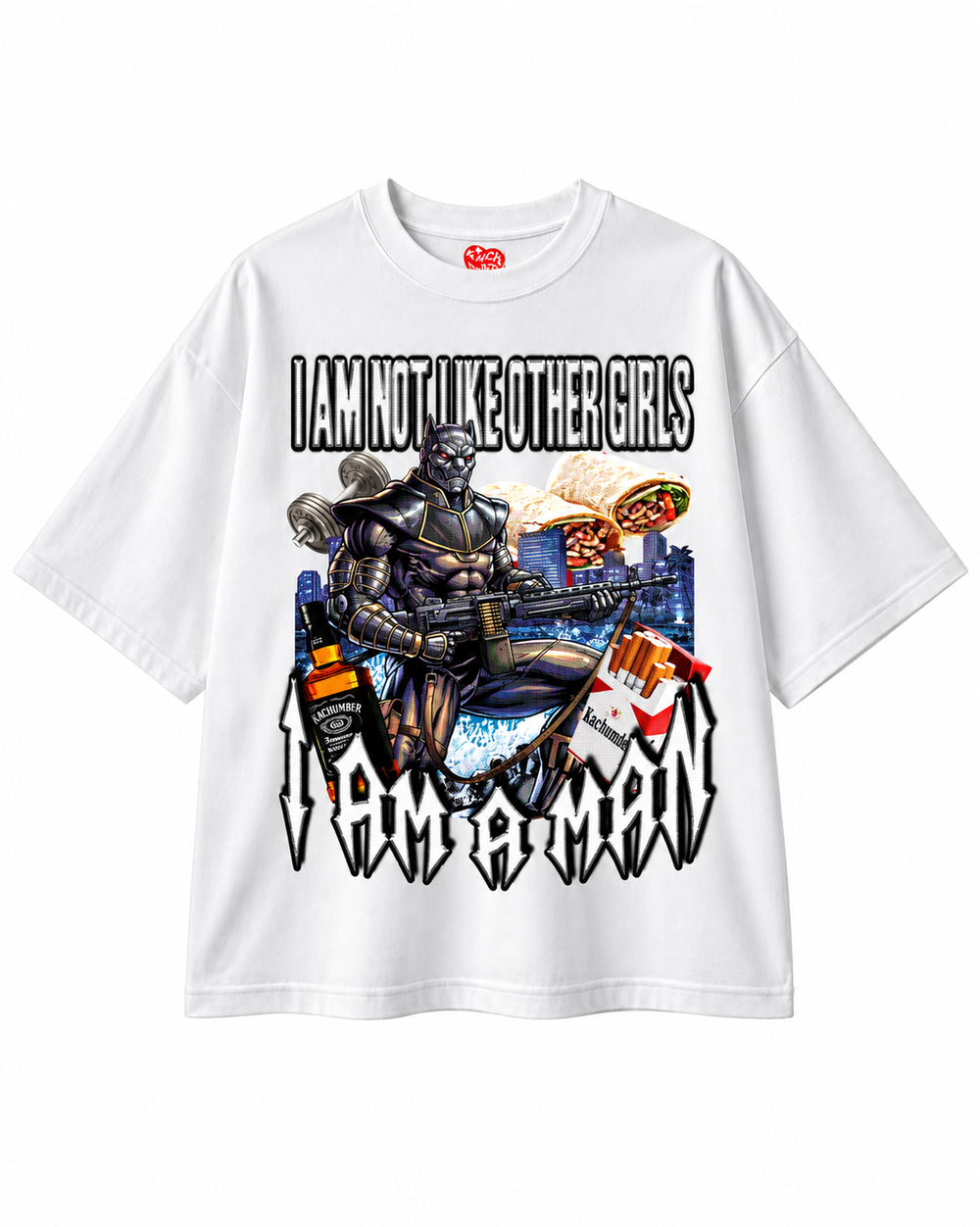 I AM A MAN WHITE TEE