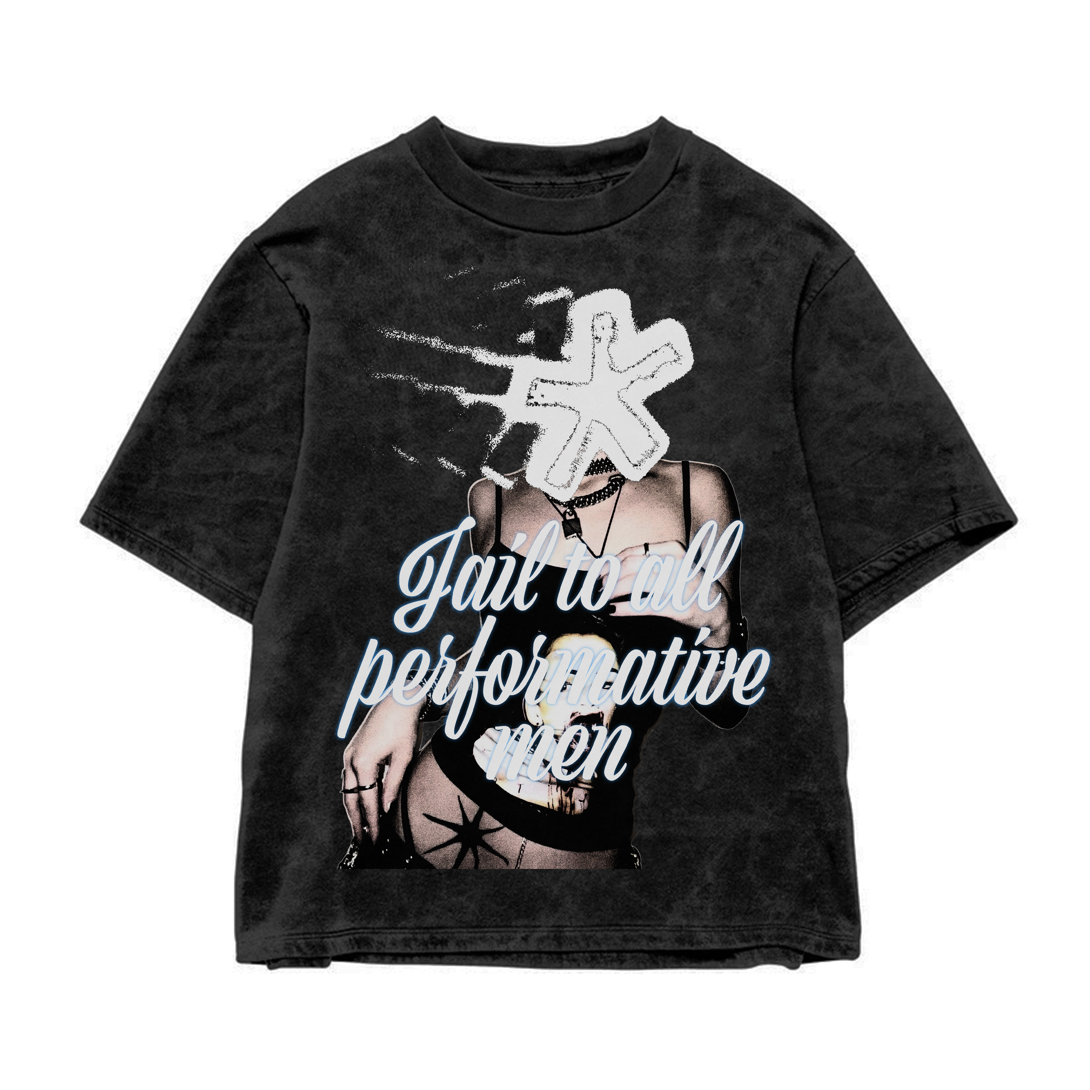 JAIL ACID WASHED TEE