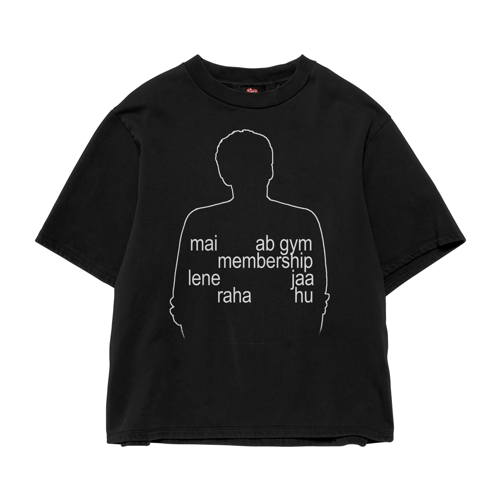 GYM MEMBERSHIP OVERSIZED TEE