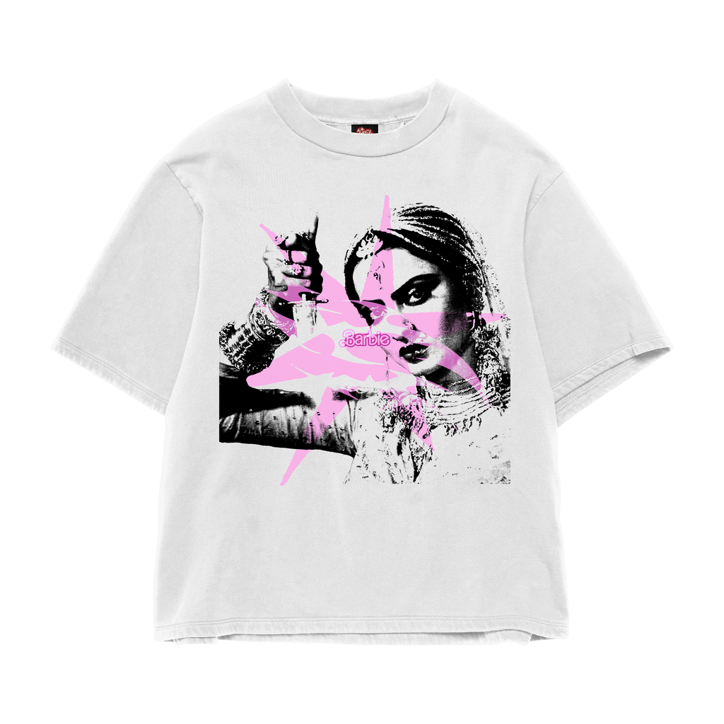 WHITE BAREKH OVERSIZED TEE