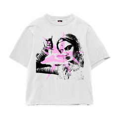 WHITE BAREKH OVERSIZED TEE