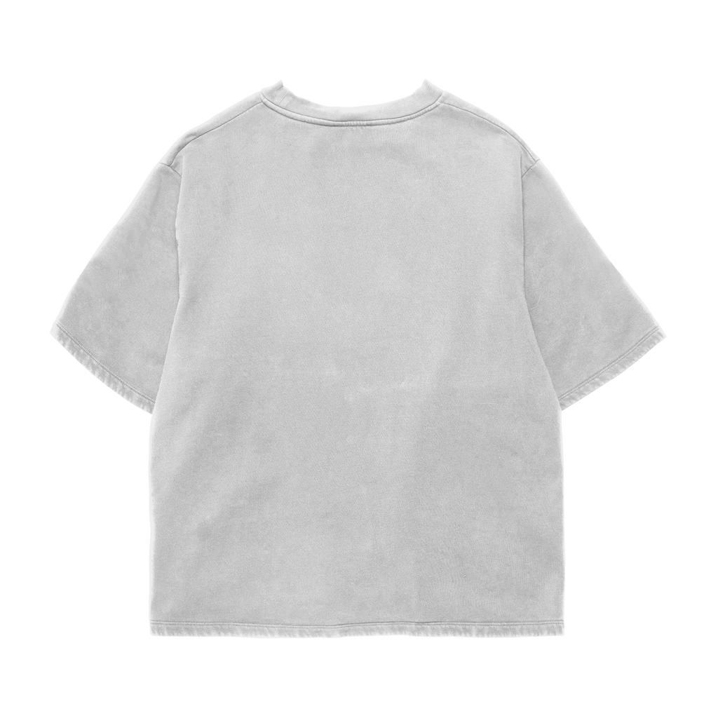 WHITE MISSING OVERSIZED TEE