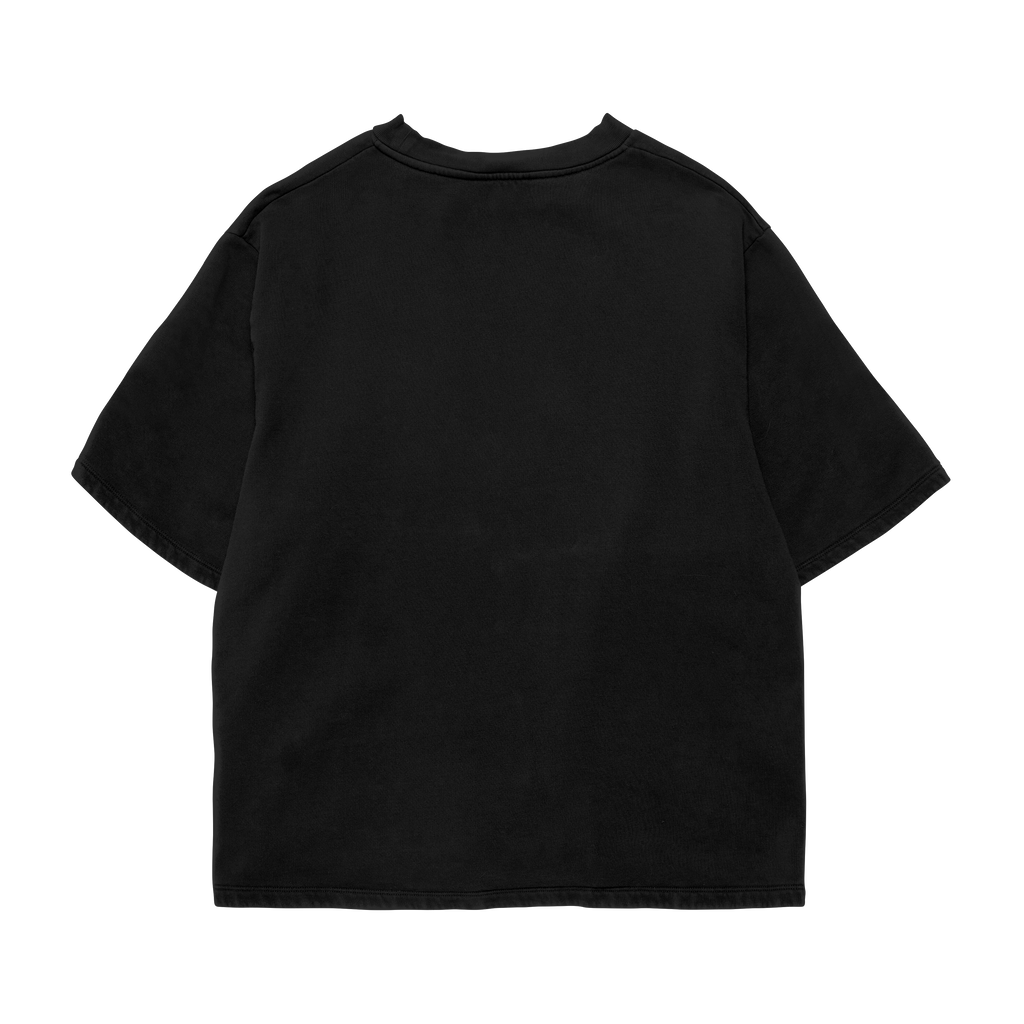 BLACK PARTY GIRL OVERSIZED TEE