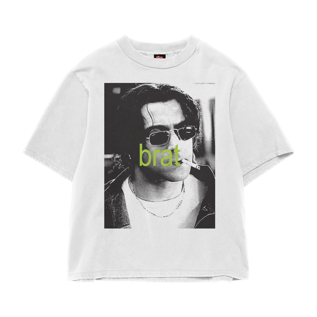 WHITE BRAT OVERSIZED TEE