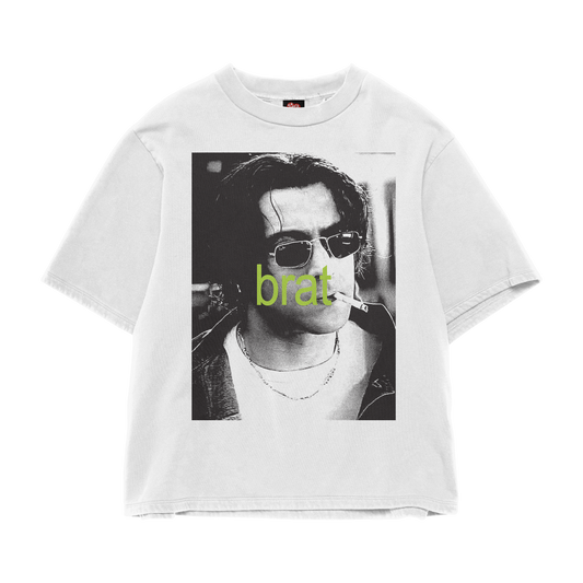 WHITE BRAT OVERSIZED TEE
