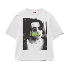 WHITE BRAT OVERSIZED TEE