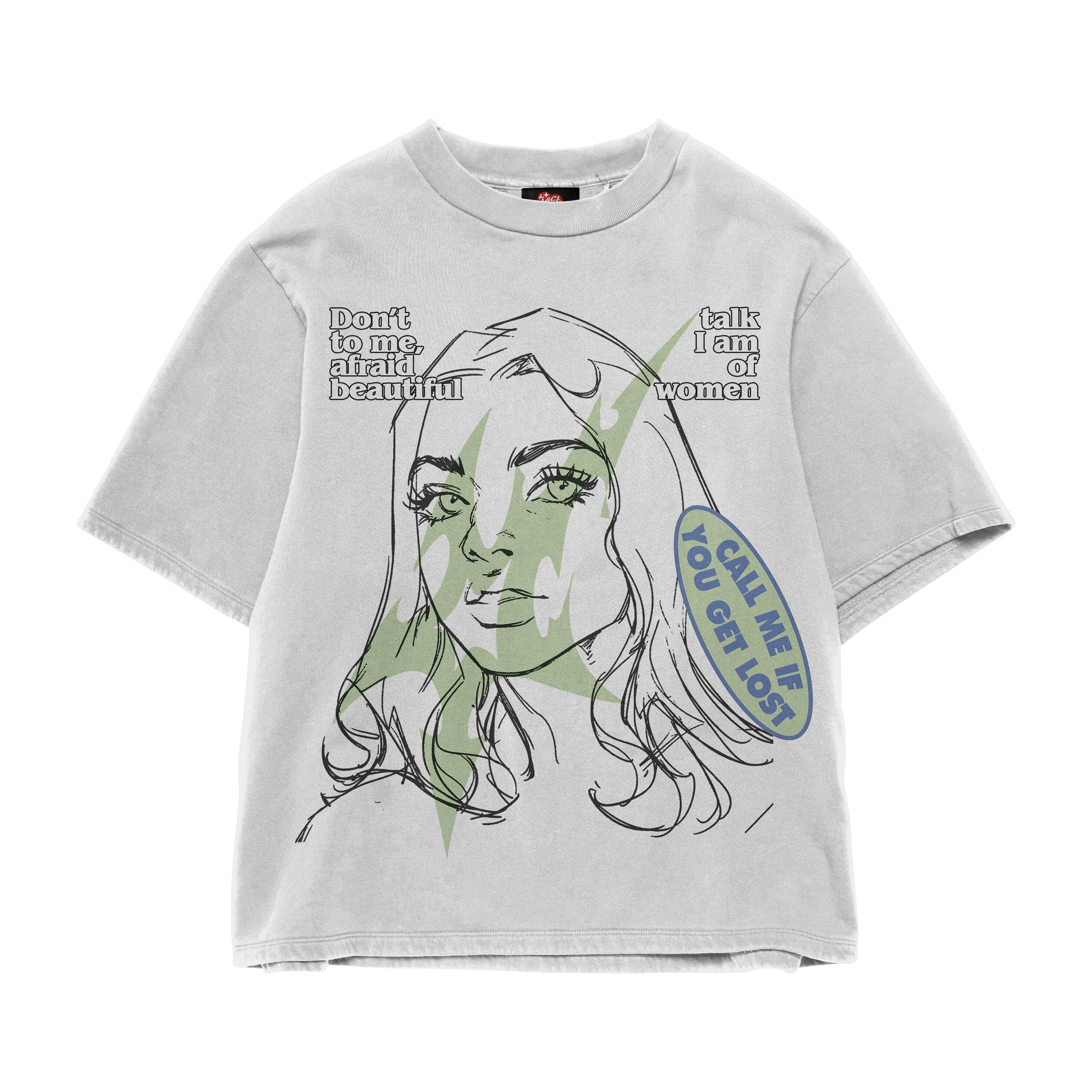 BEAUTIFUL WOMAN OVERSIZED TEE