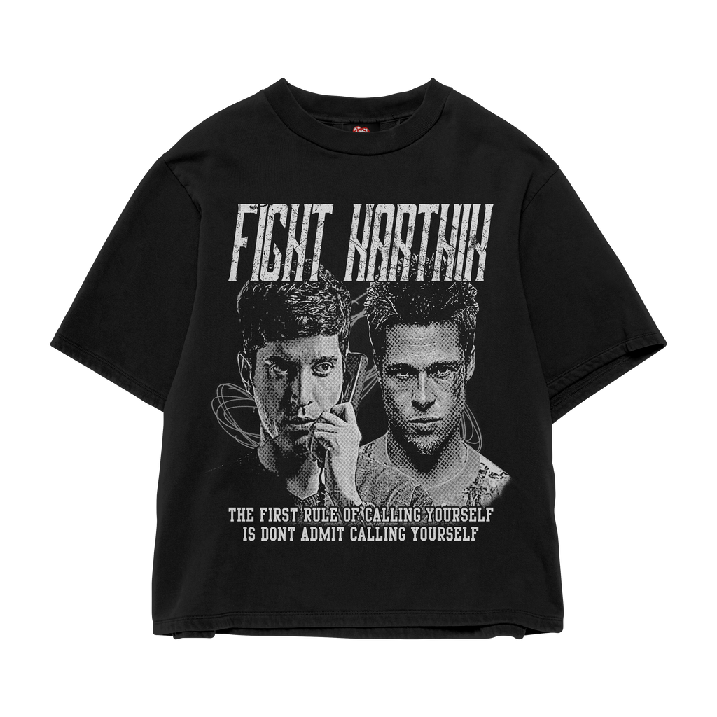 FIGHT KARTHIK OVERSIZED TEE