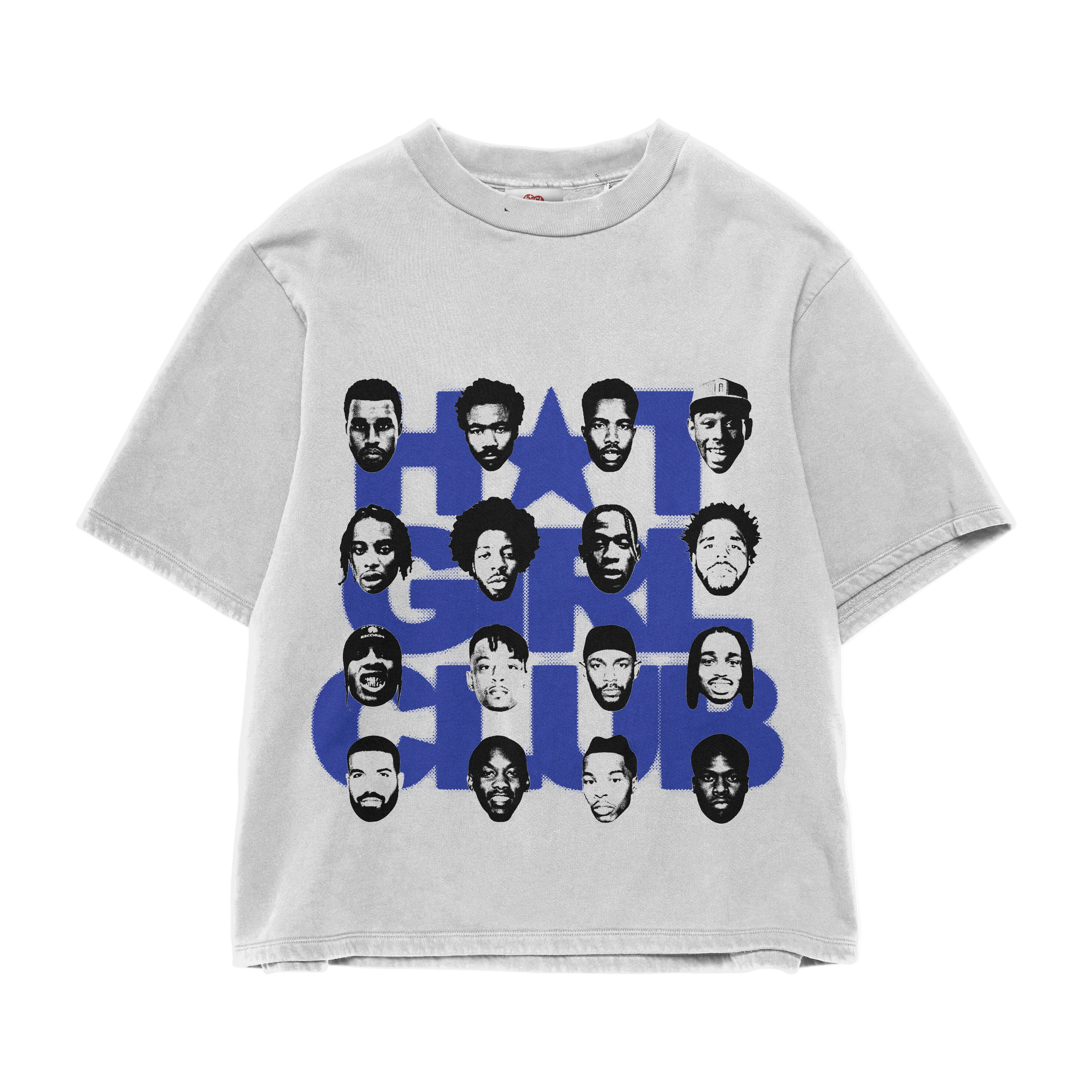 HOT GIRL CLUB WHITE OVERSIZED TEE