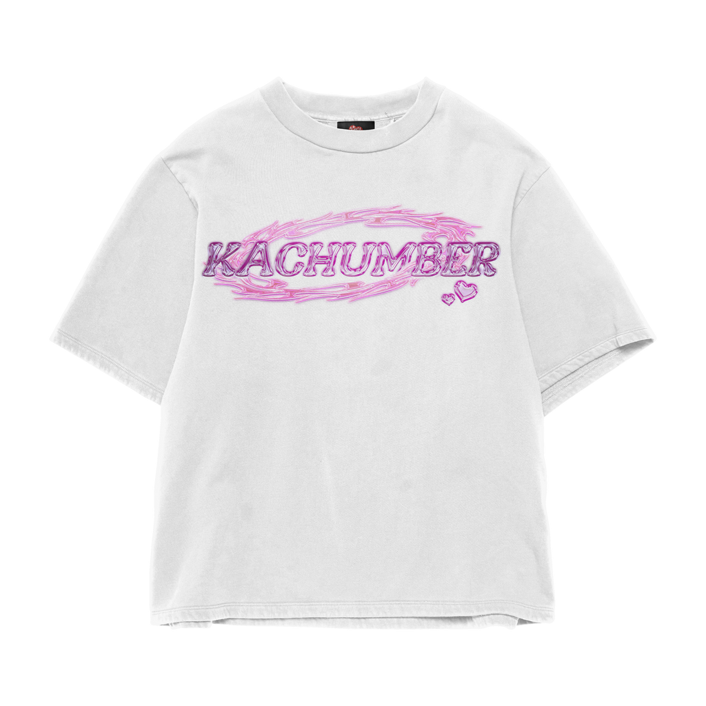 CANDY WHITE OVERSIZED TEE