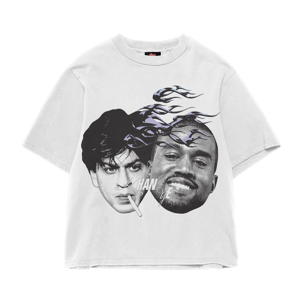 WHITE KHANYE OVERSIZED TEE
