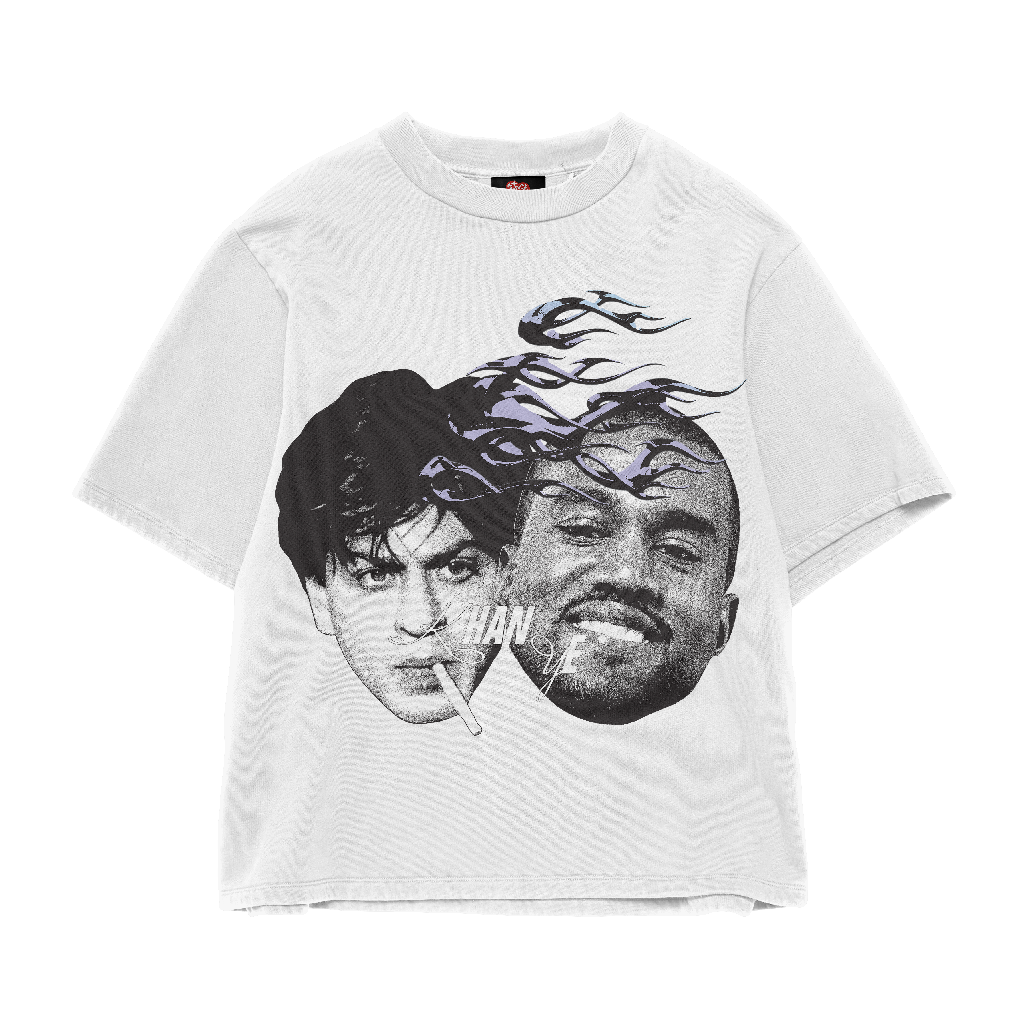 WHITE KHANYE OVERSIZED TEE