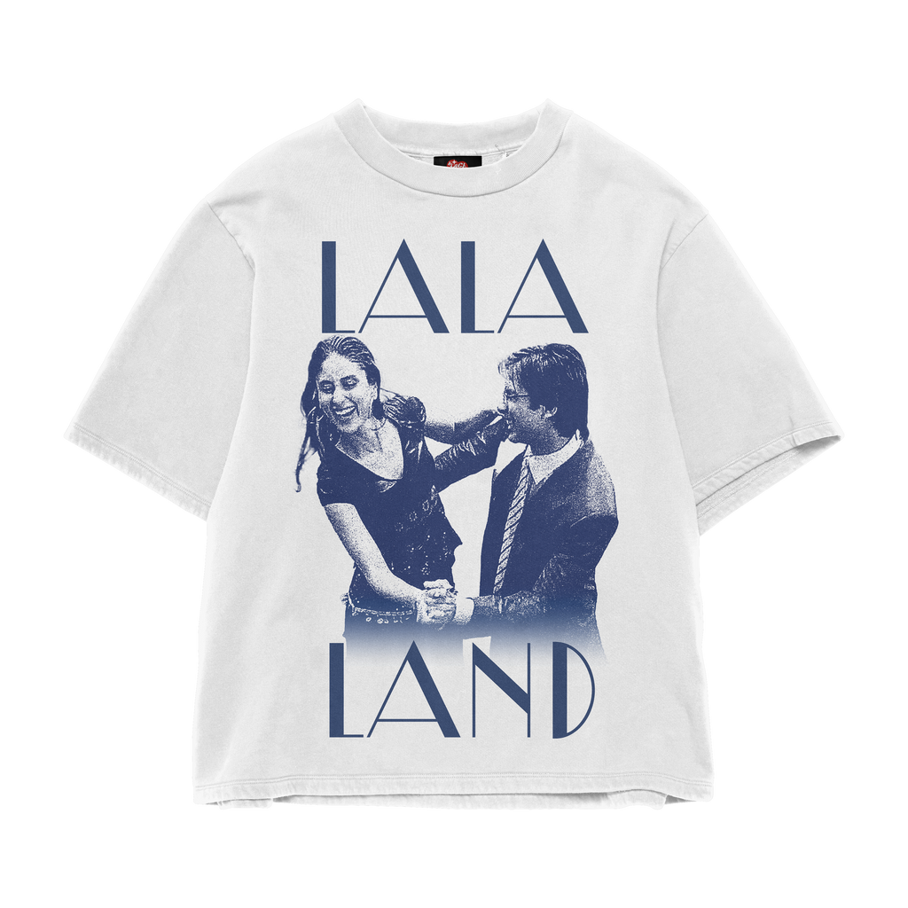 LALA LAND OVERSIZED WHITE TEE