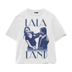 LALA LAND OVERSIZED WHITE TEE