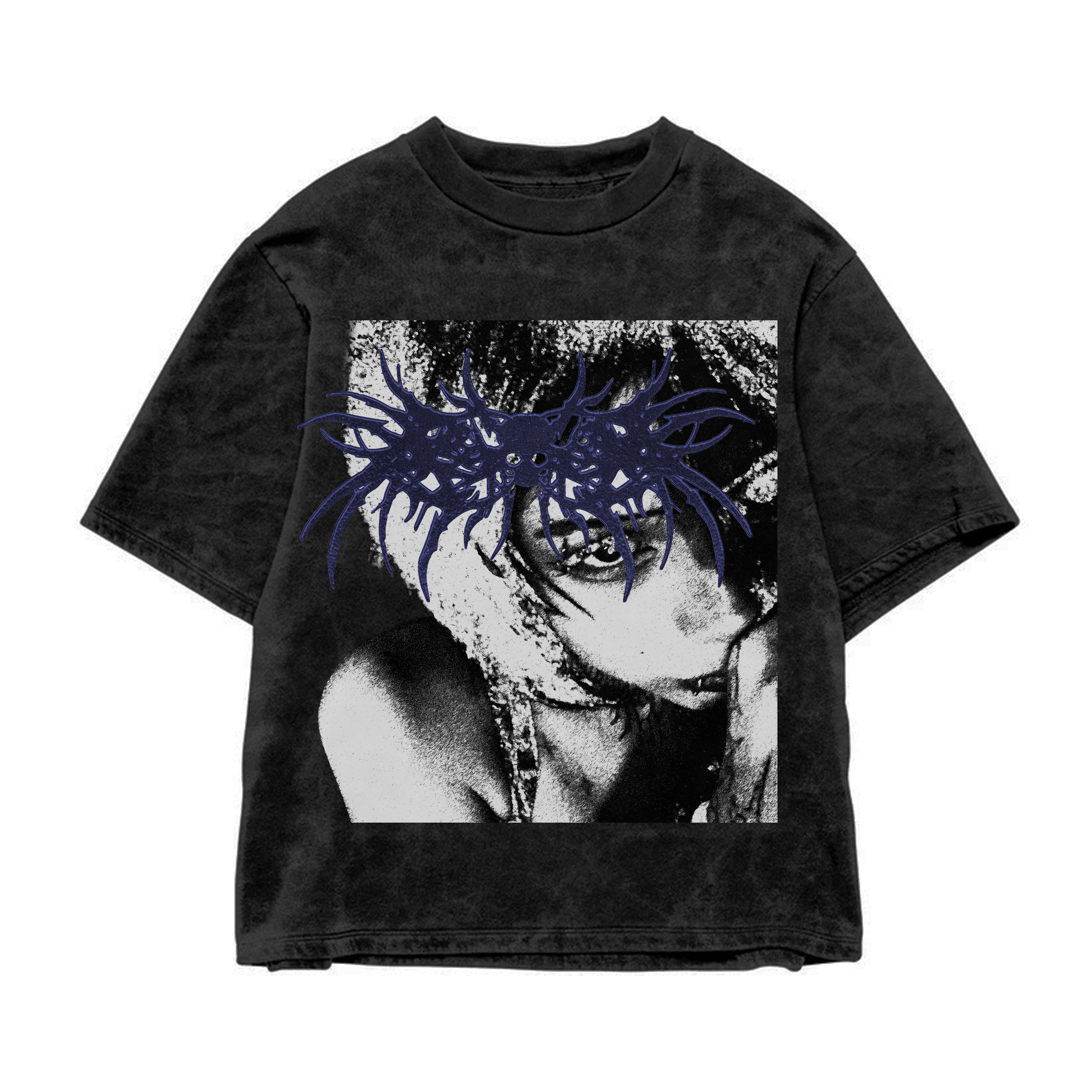 METAL ACID WASHED TEE