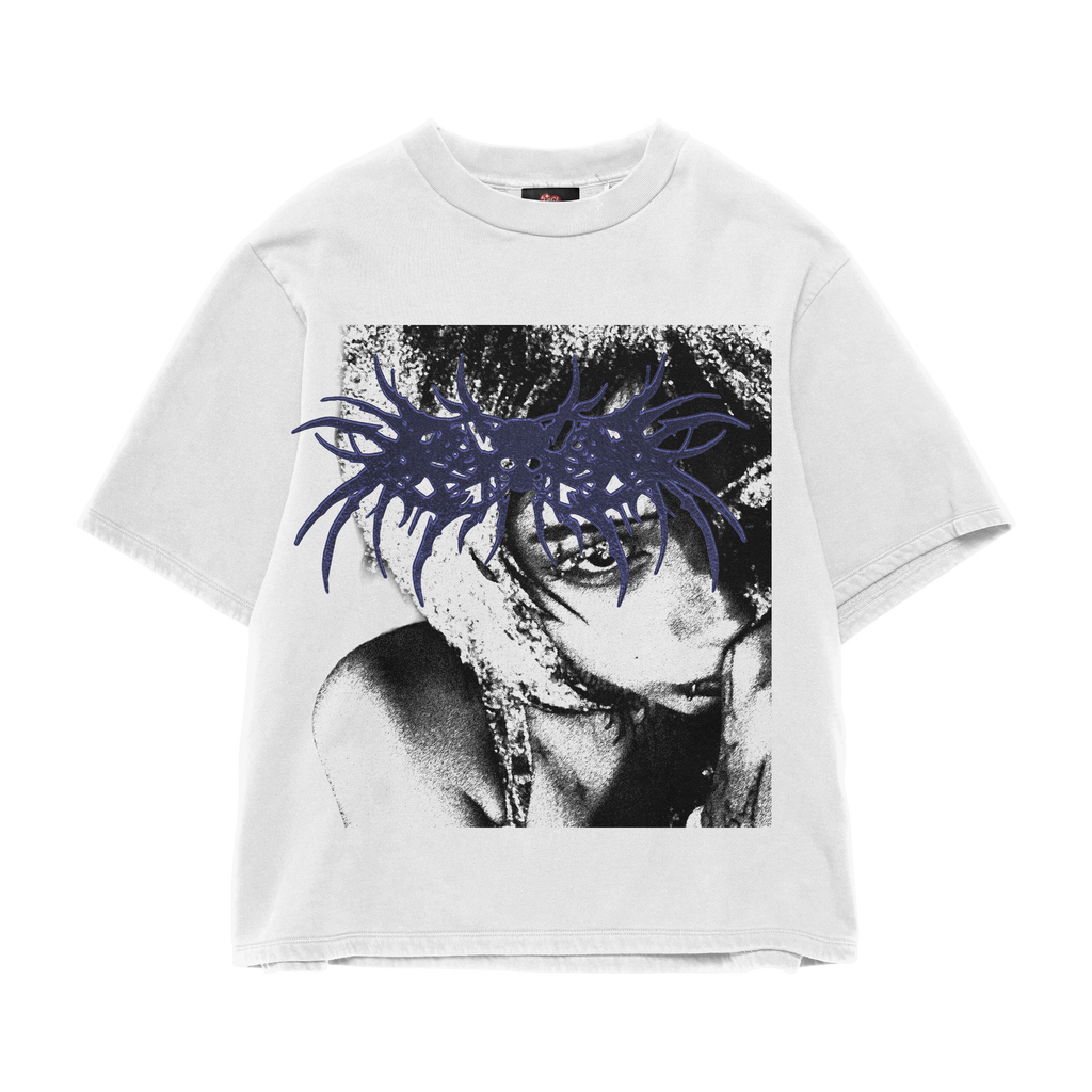 METAL WHITE OVERSIZED TEE