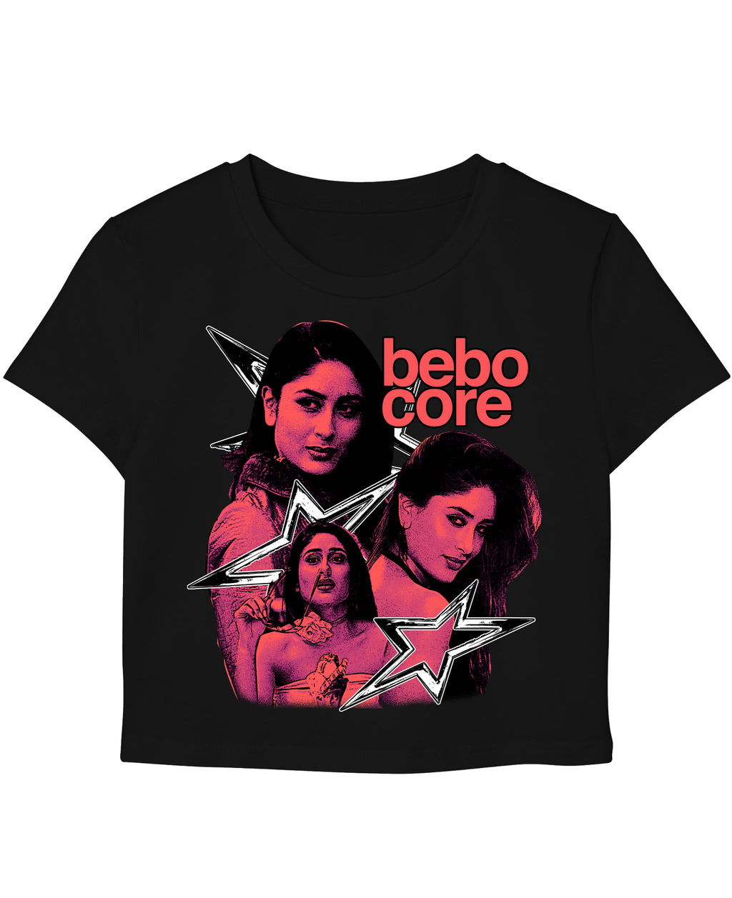 Black Baby Tee Front Design