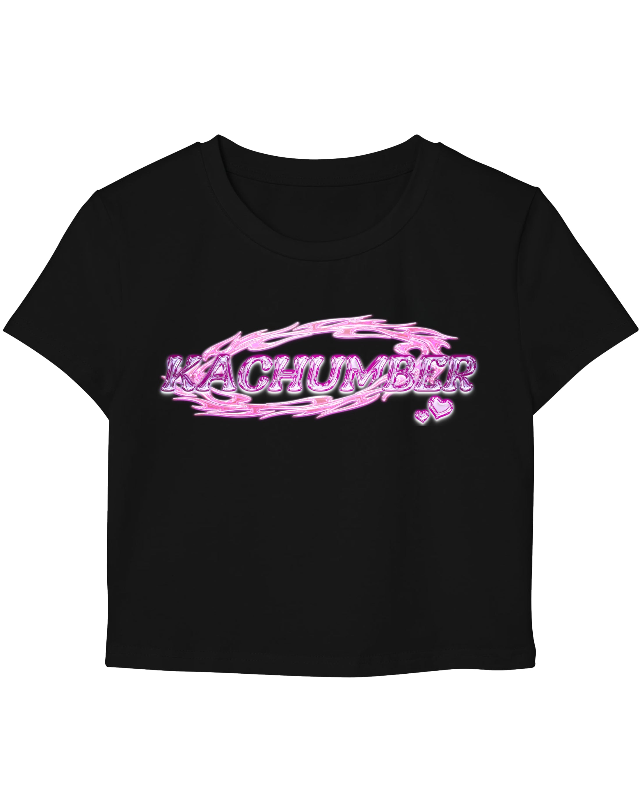 Black Baby Tee Front Design