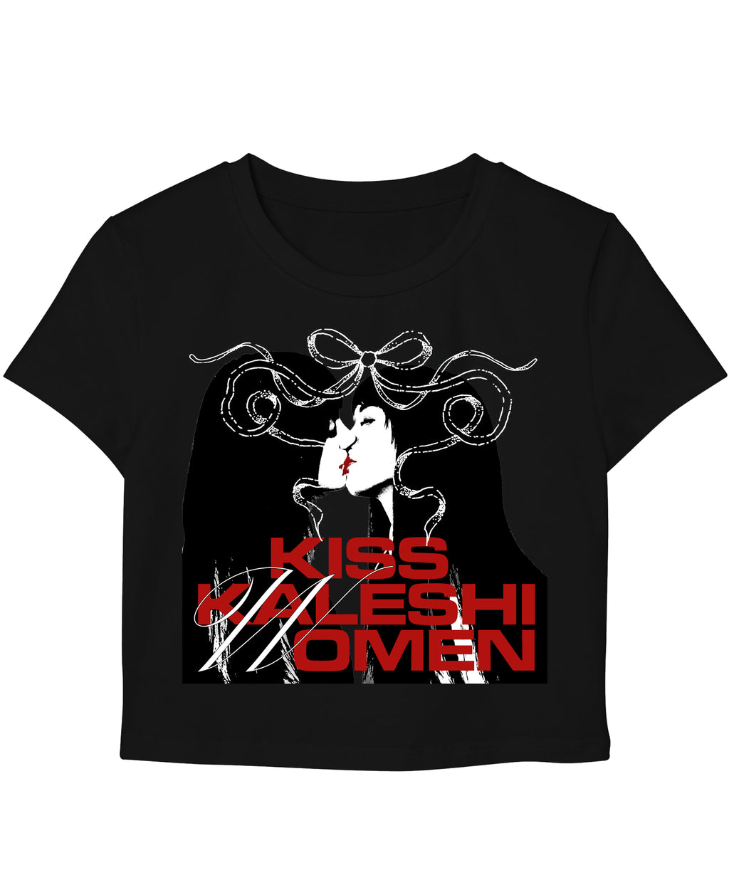 Black Baby Tee Front Design