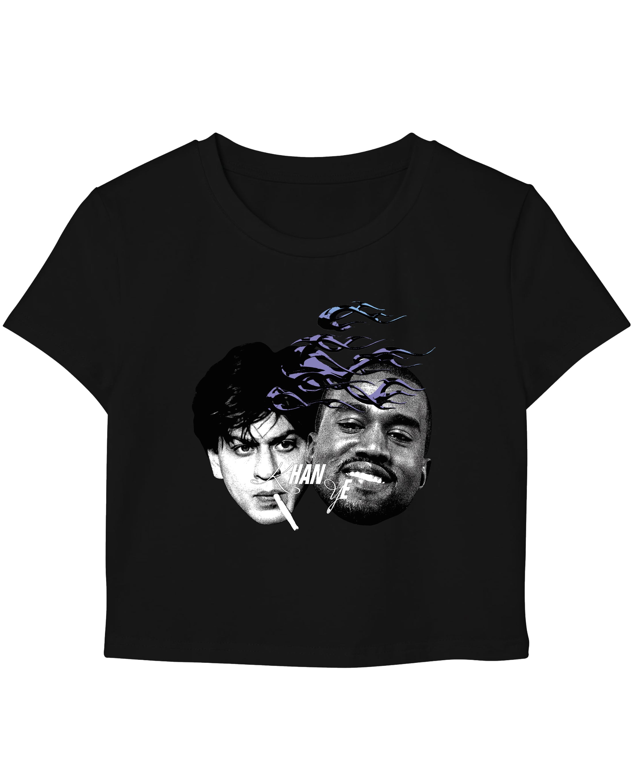 Black Baby Tee Front Design