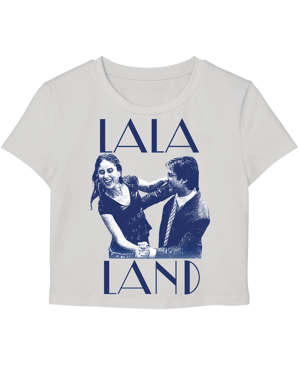 White Baby Tee Front Design