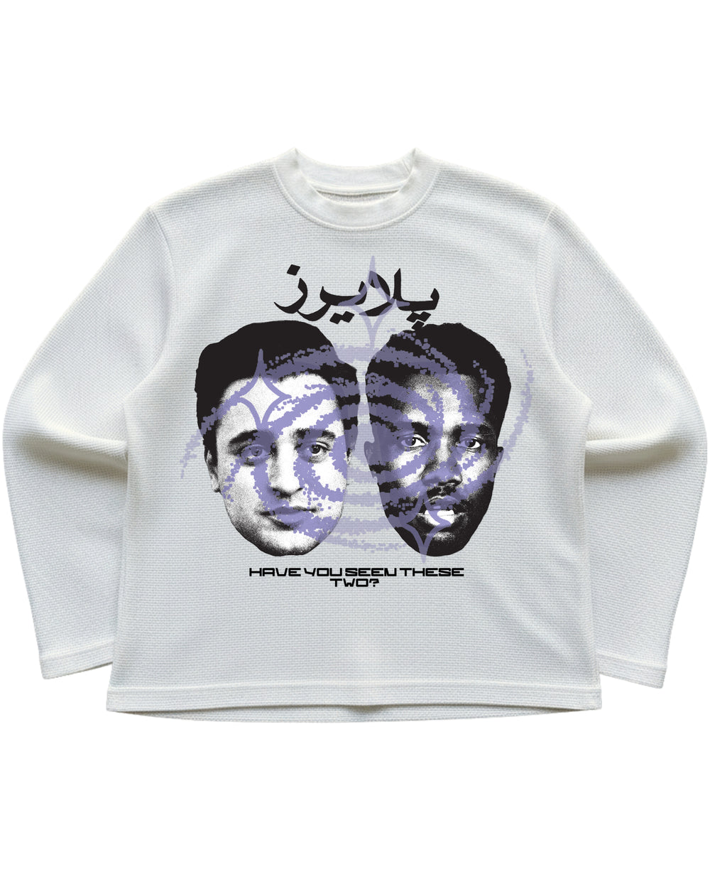 MISSING WAFFLE KNIT FULL SLEEVES TEE