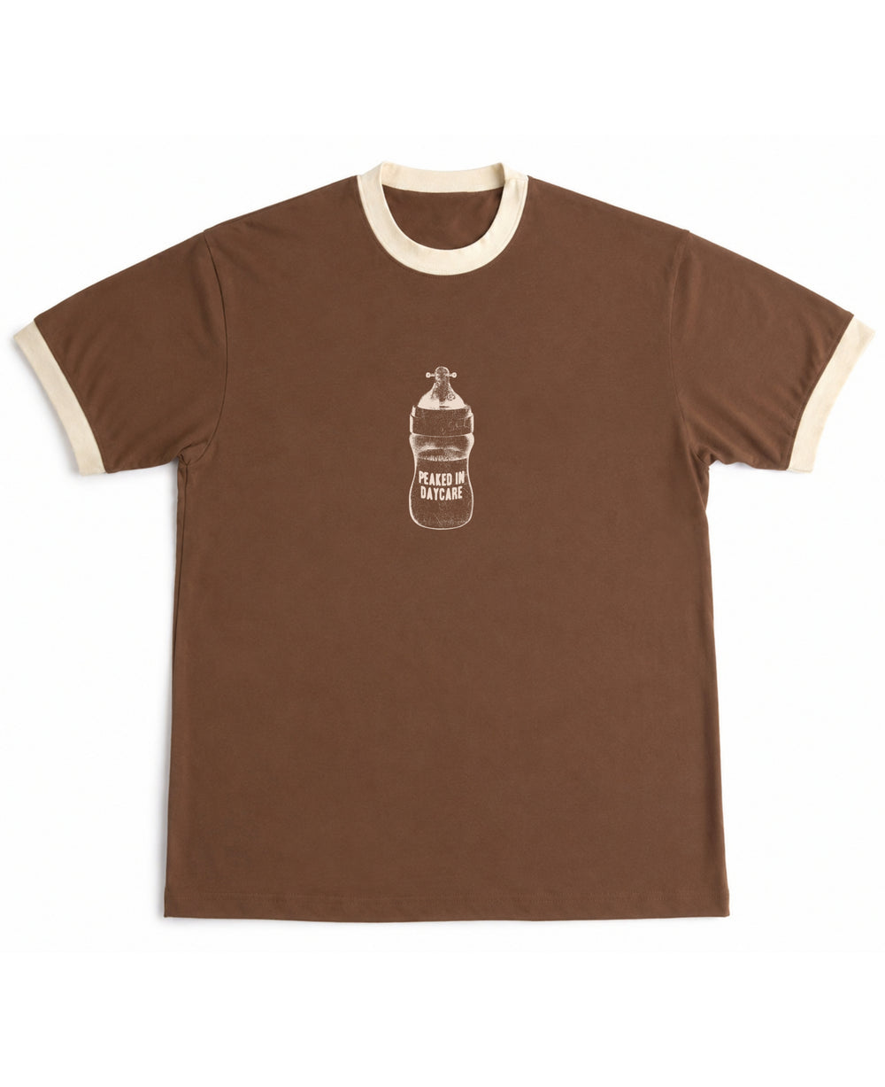 PEAKED RINGER TEE