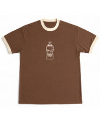 PEAKED RINGER TEE