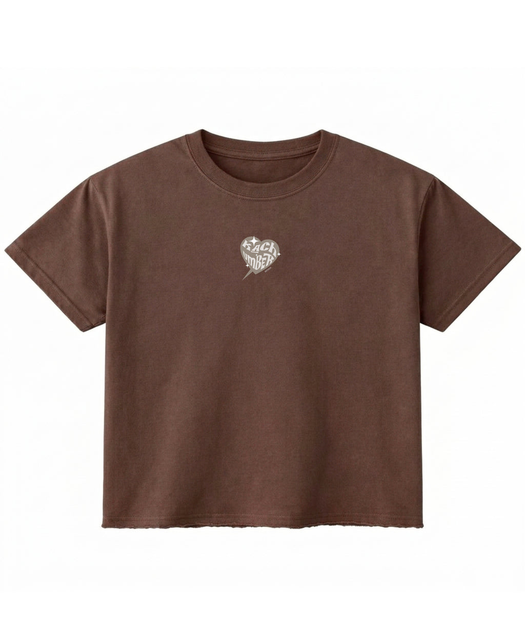 Brown Boxy Fit T-shirt Front Design