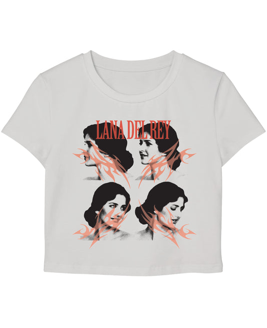 White Baby Tee Front Design