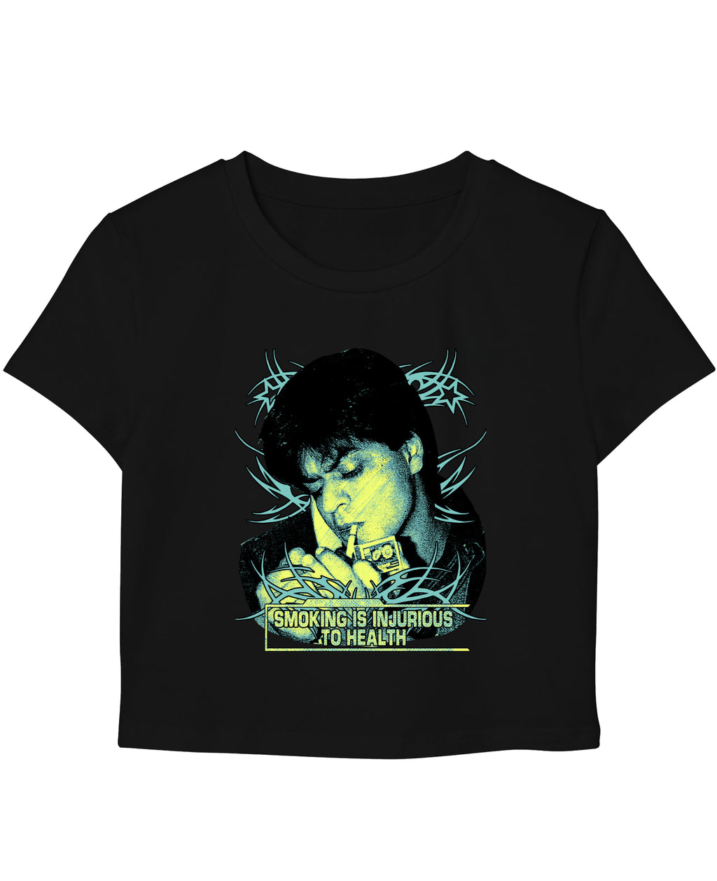 Black Baby Tee Front Design